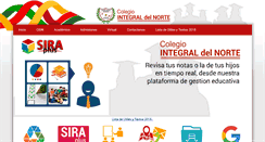 Desktop Screenshot of colegiointegraldelnorte.edu.co